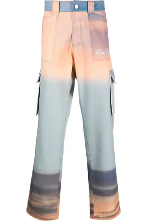 BLUE SKY INN Pantalones con estampado abstracto