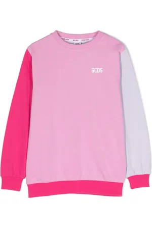 GCDS Sudadera con diseño colour block