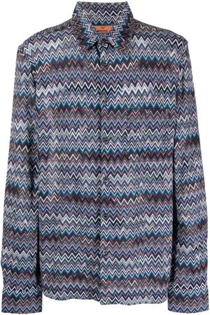 Missoni Camisa con motivo en zigzag