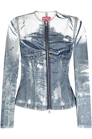 Diesel Chaqueta Milly vaquera ajustada