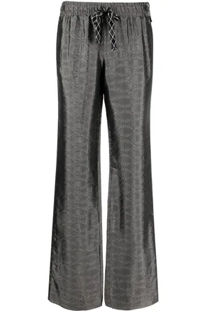 Zadig & Voltaire Pantalones acampanados con motivo en jacquard