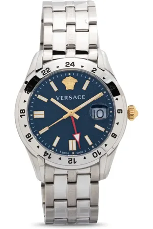 VERSACE Reloj Greca Time GMT de 41mm
