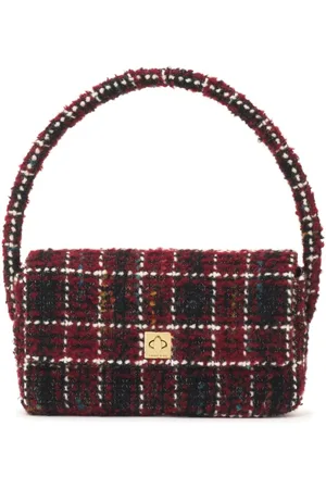 ANINE BING Bolso de hombro Nico a cuadros