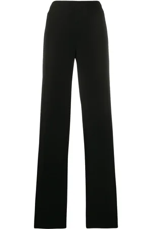 Emporio Armani Pantalones anchos de talle alto