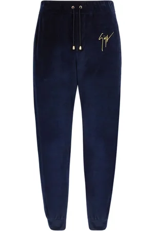 Giuseppe Zanotti Pantalones de chándal con logo bordado
