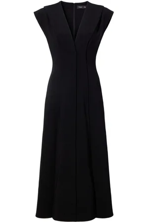 Proenza Schouler Vestido midi con cuello en V