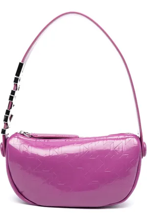 Karl Lagerfeld Bolso de hombro con logo en relieve