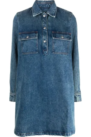 A.P.C. Vestido Mia vaquero