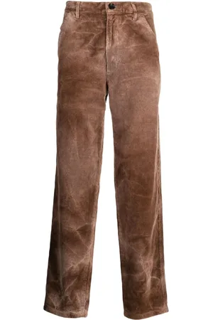 Pantalones Xx Chino De Pana Authentic Straight - Marrón