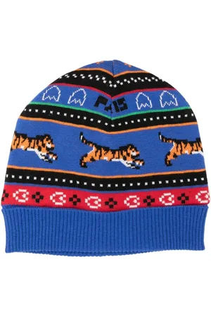 Kenzo Gorro con motivo en intarsia