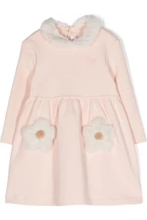 Il gufo Vestido con parche floral