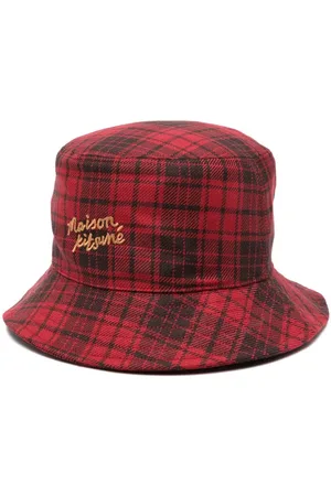 Maison Kitsuné Sombrero de pescador con logo bordado