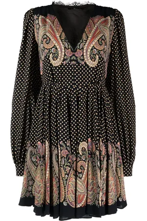 Etro Vestido acampanado con motivo de lunares