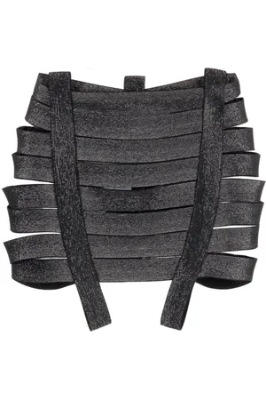 MATICEVSKI Falda corta estilo bandeau