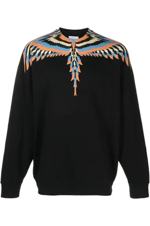 MARCELO BURLON Sudadera con estampado Optical Wings