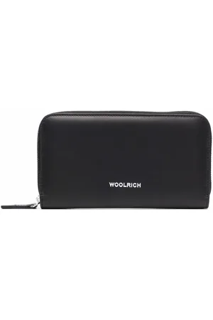 Woolrich Cartera con logo y cremallera
