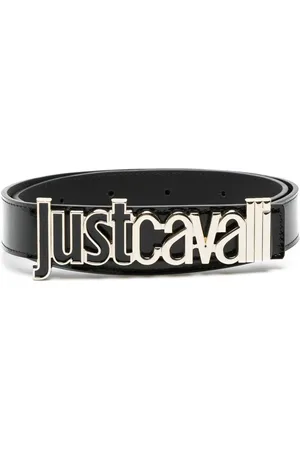 Roberto Cavalli Cinturón con letras del logo
