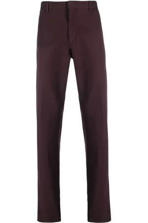 Ermenegildo Zegna Pantalones chinos rectos de talle medio
