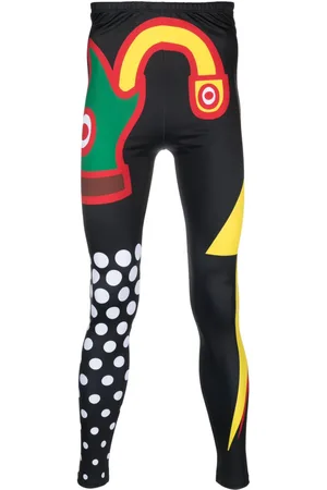 WALTER VAN BEIRENDONCK Leggins con estampado gráfico