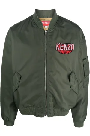Kenzo Chaqueta bomber con parche del logo