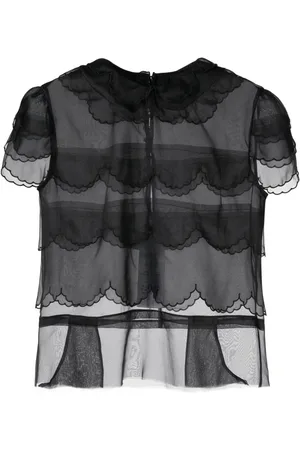 Maison Margiela Blusa con volantes