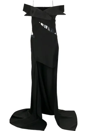 MONSE Vestido de fiesta con hombros descubiertos