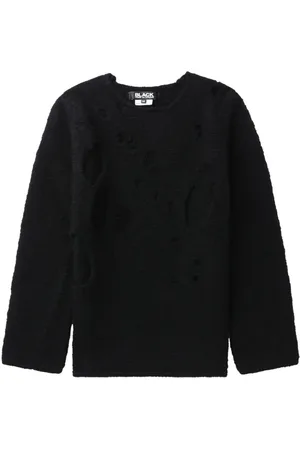 Comme des Garçons Jersey con efecto envejecido