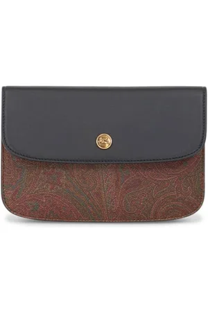 Etro Cartera con estampado de cachemira