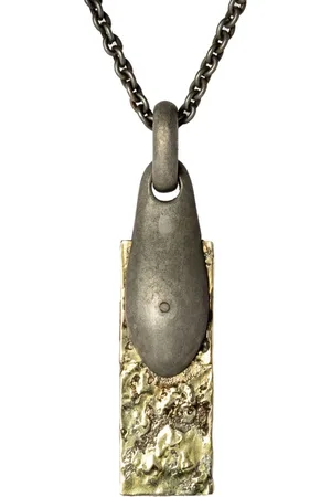 PARTS OF FOUR Collar Chrysalis en oro amarillo de 18kt y plata de ley
