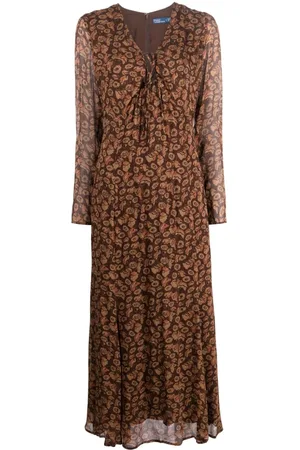 Ralph Lauren Vestido largo con motivo floral