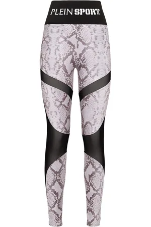 Philipp Plein Leggins con logo en la cinturilla