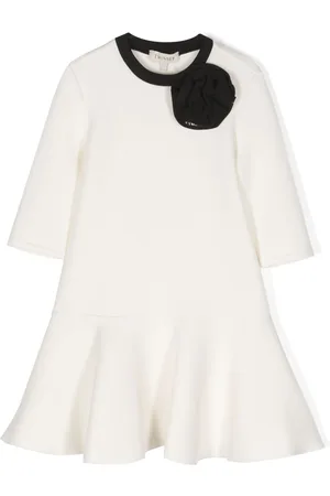 Twin-Set Vestido con aplique floral