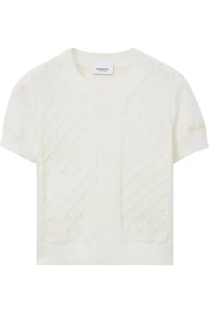 Burberry Top de punto de ochos