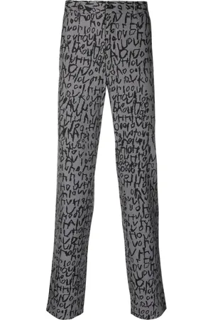 Comme des Garçons Pantalones rectos a cuadros
