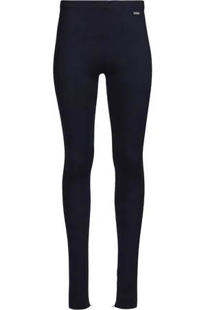 Salvatore Ferragamo Leggins con placa del logo