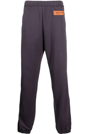 Heron Preston Pantalones de chándal con parche del logo