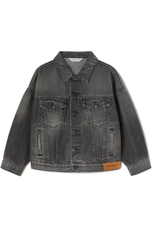 Palm Angels Chaqueta vaquera Flames