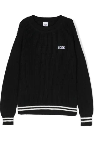 GCDS Jersey con logo en intarsia