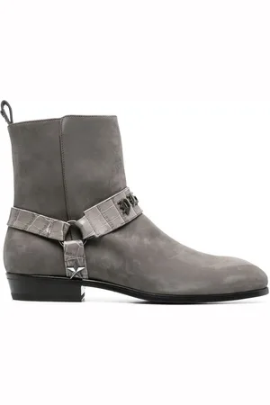 Philipp Plein Botines con placa del logo