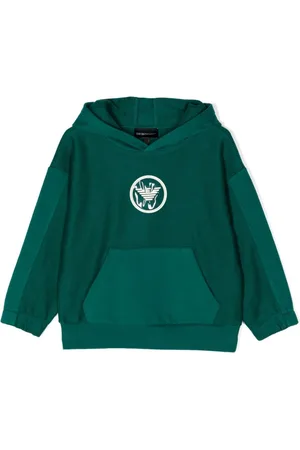 Emporio Armani Sudadera con capucha y parche del logo