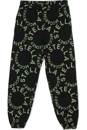 Stella McCartney Pantalones de chándal con logo estampado