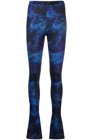 OFF-WHITE Pantalones acampanados con logo