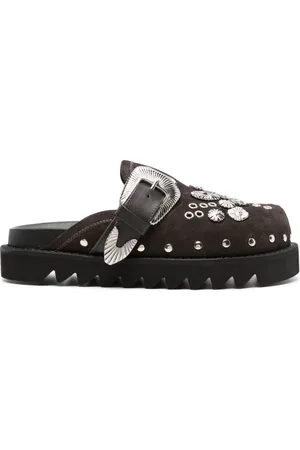 TOGA PULLA Mules con detalle de ojales