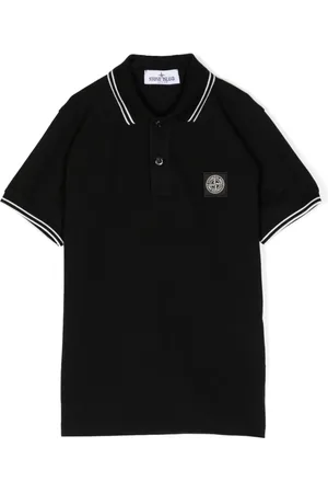 Stone Island Polo con parche del logo