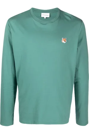 Maison Kitsuné Camiseta con aplique del logo