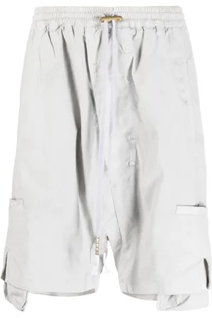 11 BY BORIS BIDJAN SABERI Bermudas con cordones y tiro caído