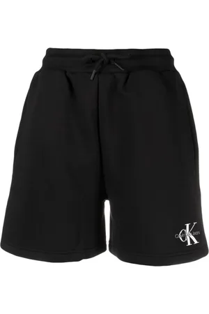 Calvin Klein Pantalones cortos con logo y cordón en la cintura