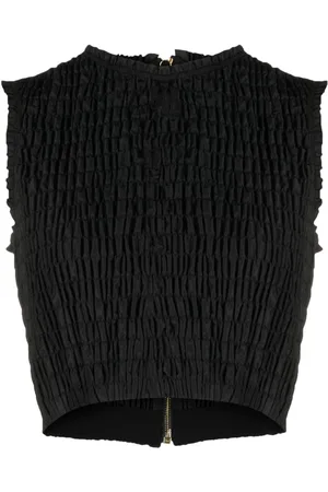 Patou Top corto con detalle fruncido