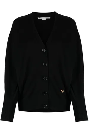 Stella McCartney Cárdigan con logo bordado