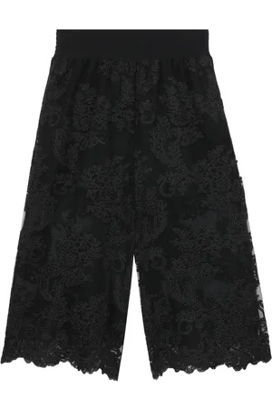 Simone Rocha Pantalones cortos con encaje floral